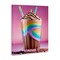 Stupell Industries Rainbow Hued Milkshake Canvas Design by Tabz Jones